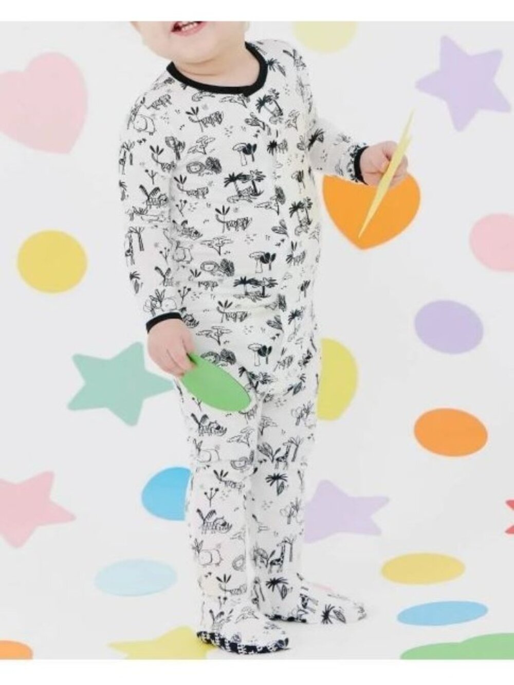 Magnetic Me Modal Magnetic Footie One Piece Toddler Size 6 - 9 M NWT Animal